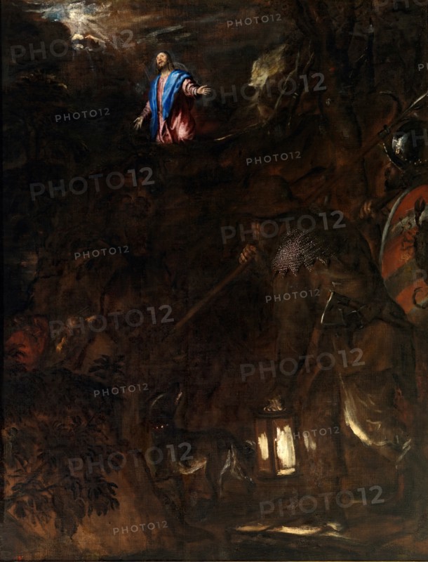 The Agony in the Garden, between c1558 and c1562. Creator: Titian.