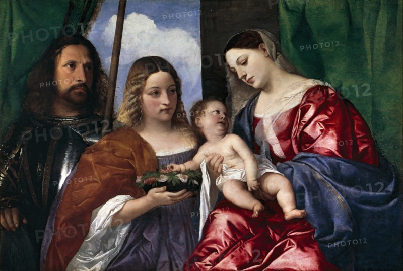 Madonna and Child with Saints Dorothy and George, between 1515 and 1518. Creator: Titian.
