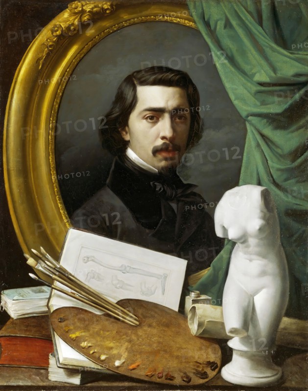 Self-portrait, c1856. Creator: Carlos María Esquivel.