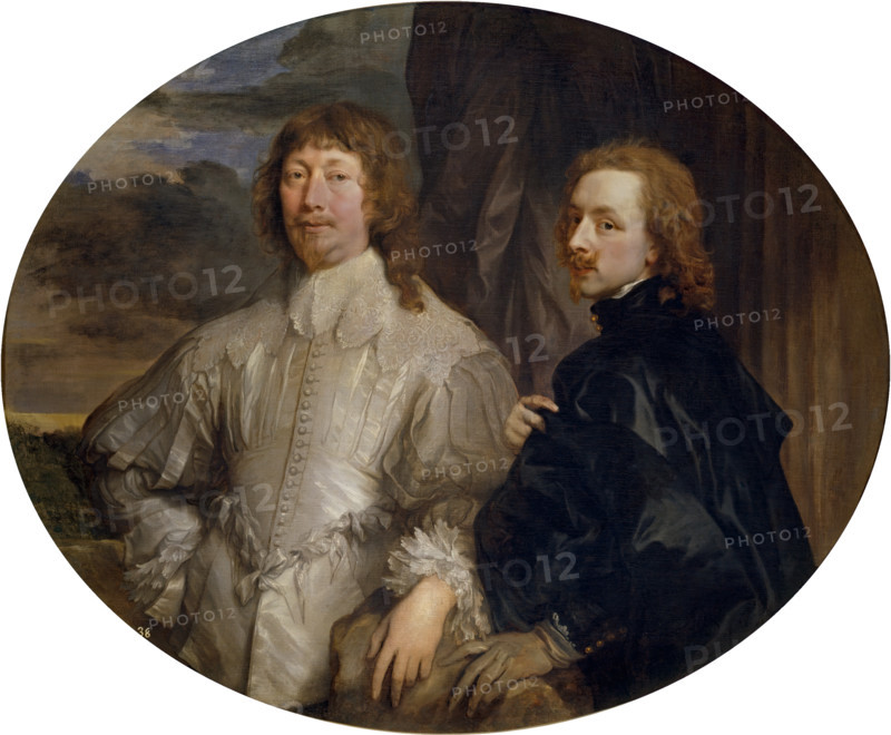 Self-portrait with Sir Endymion Porter, c1635. Creator: Anthony van Dyck.