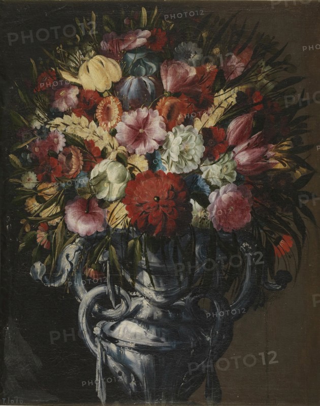 Vase of flowers, 17th century.  Creator: Unknown.