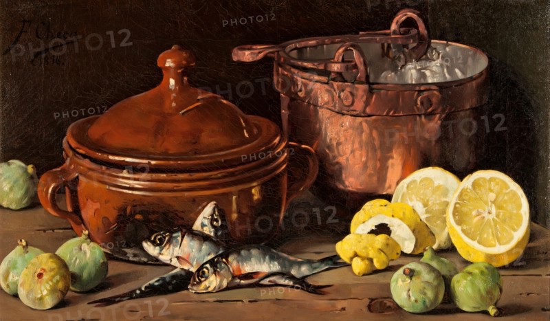 Still Life, 1896. Creator: Felipe Checa.