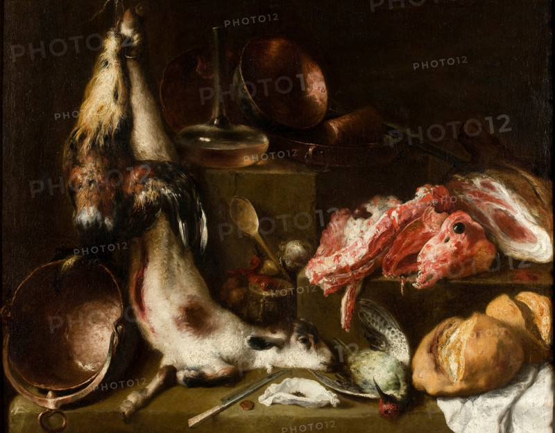 Kitchen Still Life, c1664. Creator: Mateo Cerezo the Younger.
