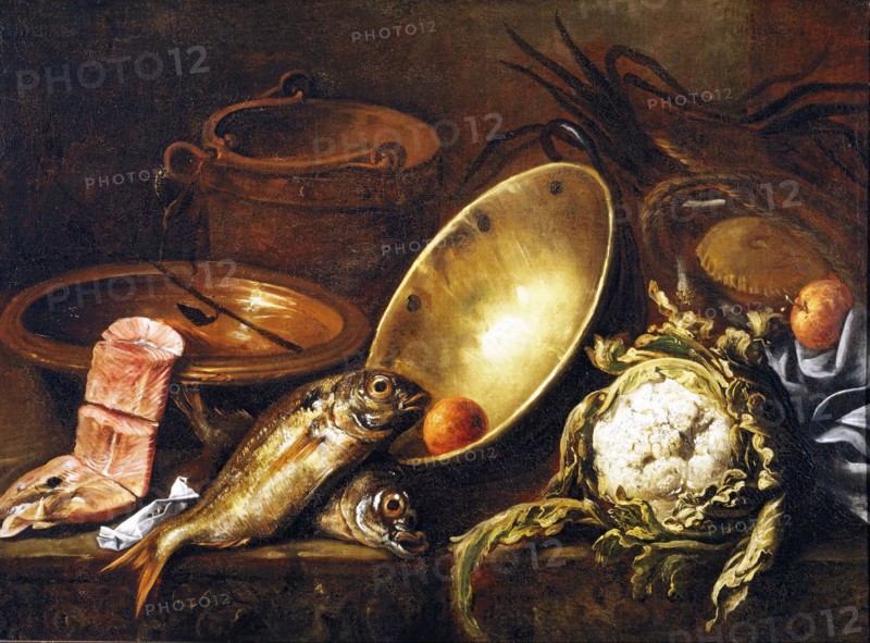 Kitchen Still Life, 1651. Creator: Unknown.