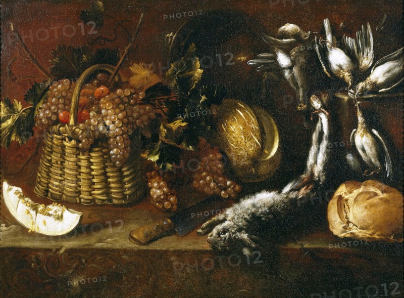 Still Life with Fruit and Game, 1651. Creator: Unknown.