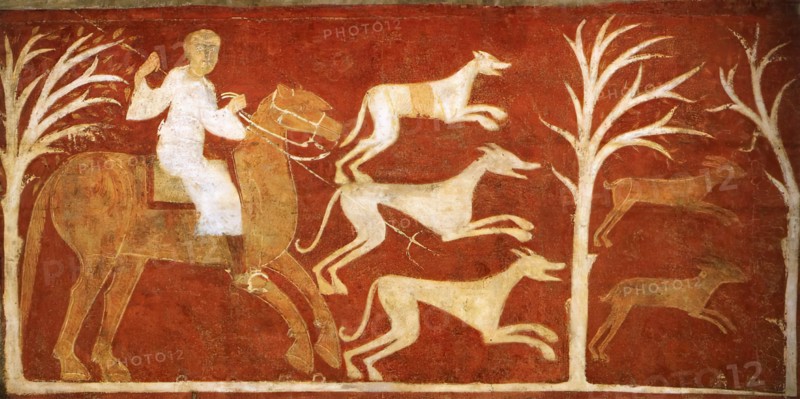 Hunt of the Hare, 12th century. Creator: Unknown.