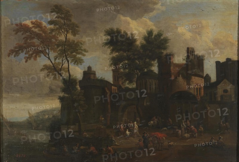 Port, between 1674 and 1717. Creator: Adriaen Frans Boudewyns.