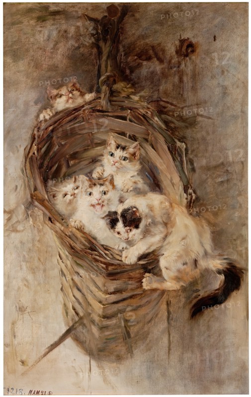 On the edge of the precipice, c1895. Creator: Alejandro Seiquer y López.
