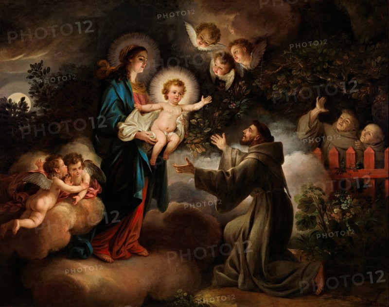 The Apparition of the Virgin to Saint Francis of Assisi, c1788-c1789. Creator: Antonio Carnicero.