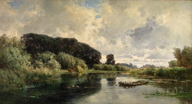 Vicinity of Friesland, (Netherlands), between 1878 and 1884. Creator: Carlos de Haes.