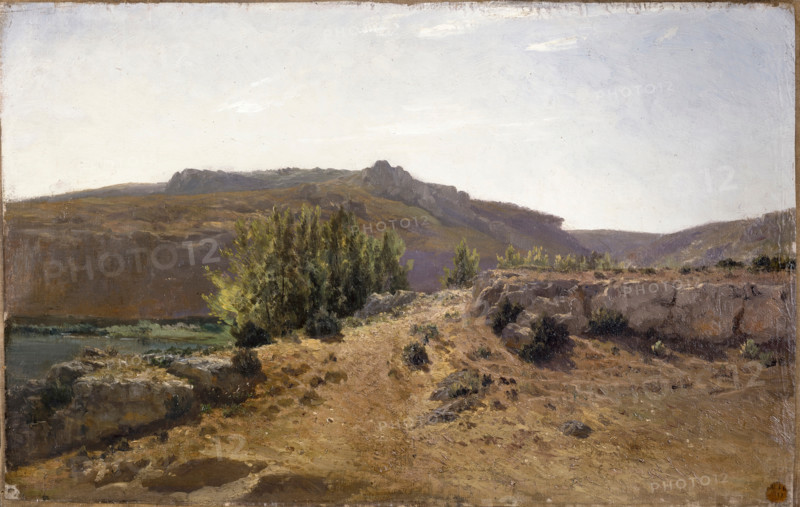Nuévalos, (Aragon), c1856. Creator: Carlos de Haes.