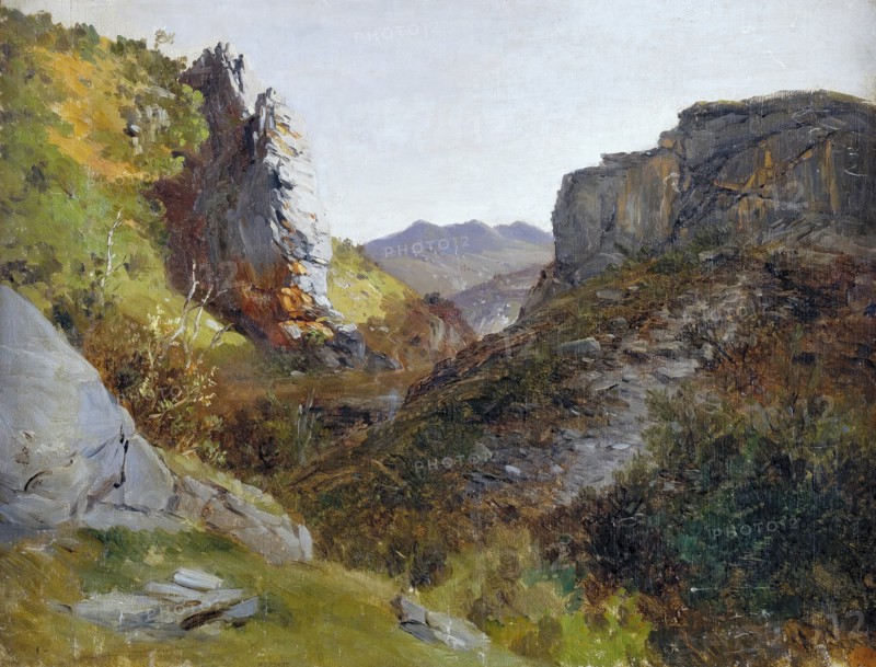 The Picos de Europa, c1874. Creator: Carlos de Haes.