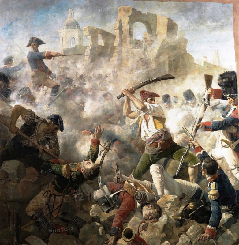 The Great Day of Gerona (September 19, 1809), c1890. Creator: Cesar Alvarez Dumont.