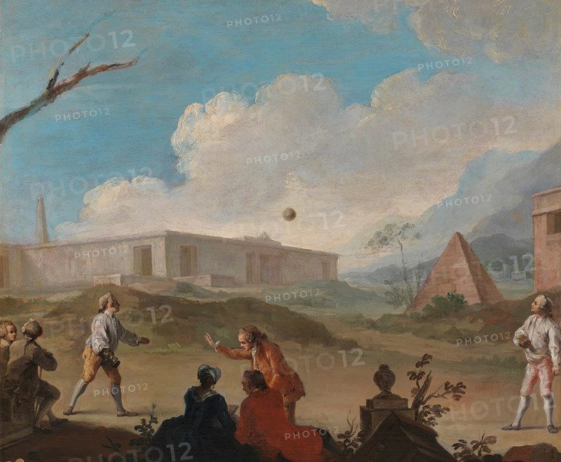 The Ball Game, c1779. Creator: Charles Joseph Flipart.