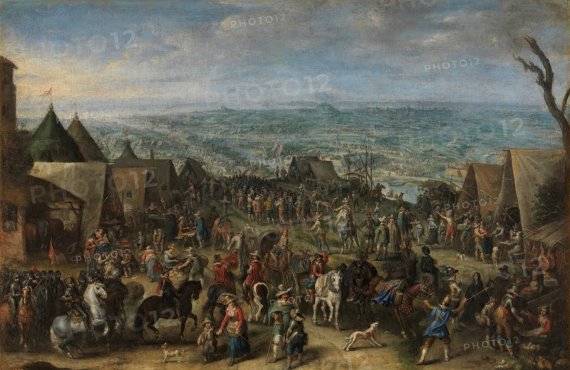 Siege of Ostend, mid-17th century. Creator: Cornelis de Wael.