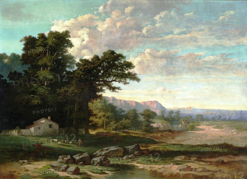 Landscape, c1862. Creator: Cosme Algarra y Hurtado.