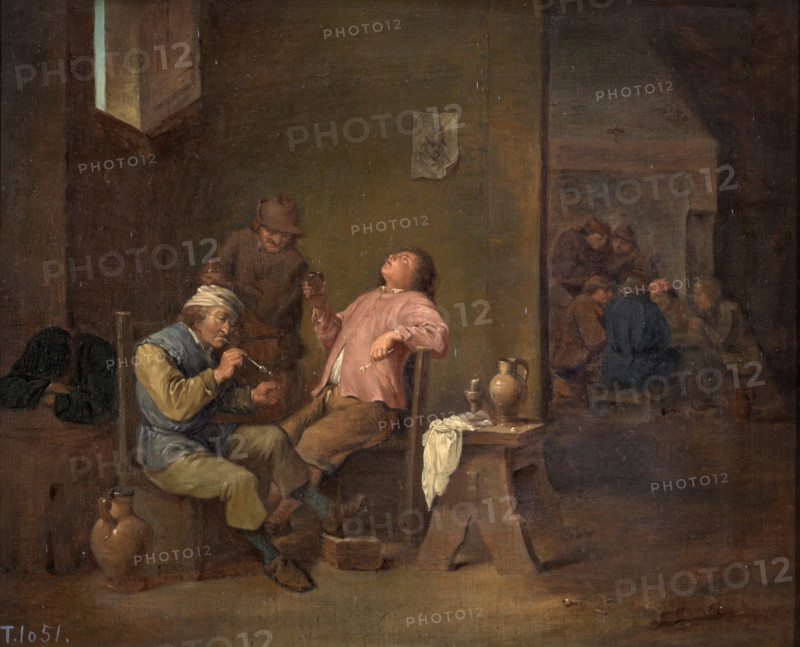 Smokers, copy after David Teniers the Younger, 16th century. Creator: David Teniers II.