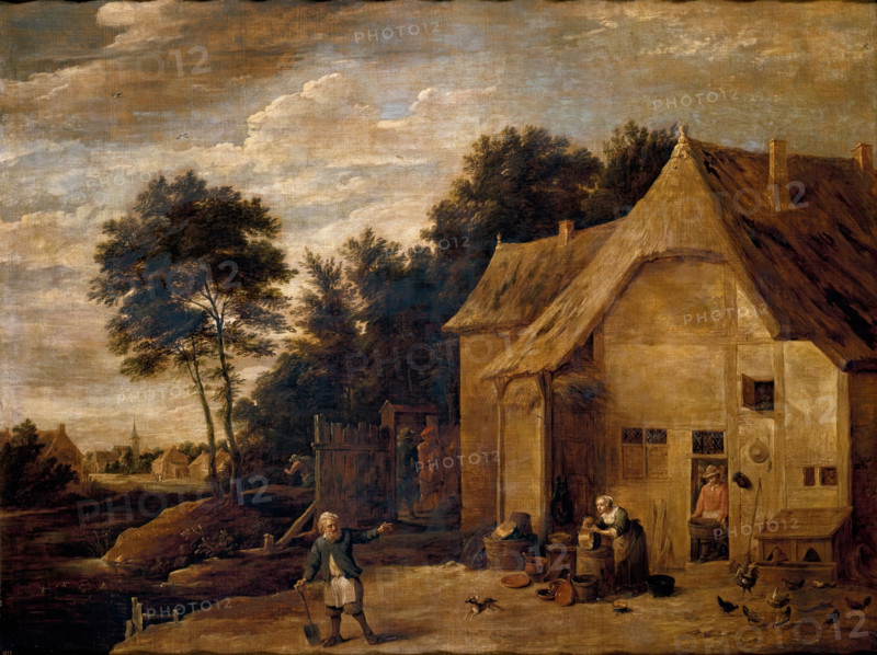 The Rustic House, between 1630 and 1690. Creator: David Teniers II.