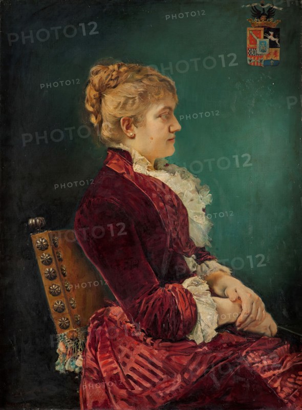 María de las Mercedes de Alcázar y Nero Vera de Aragón, Marchioness of Coquilla, 1880. Creator: Emilio Sala.