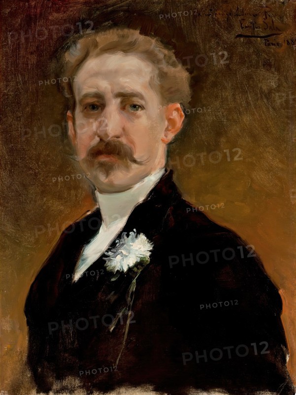 Jacinto Octavio Picón, 1889. Creator: Emilio Sala.