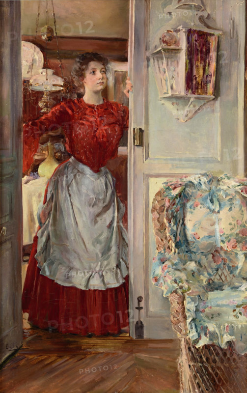 Youth in a Doorway, c1895. Creator: Emilio Sala.