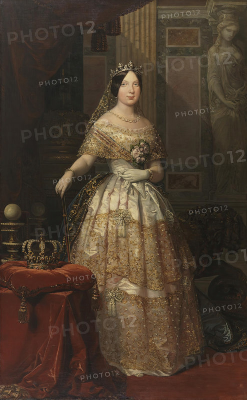 Isabella II, 1848. Creator: Federico de Madrazo y Kuntz.