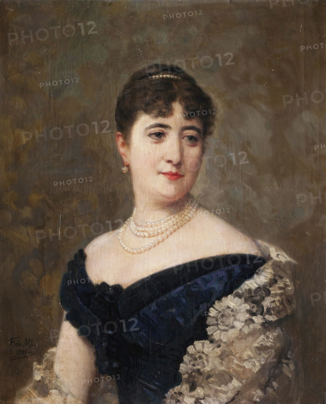 Purificación Fontán, Marchioness of Pazo de la Merced, 1885. Creator: Federico de Madrazo y Kuntz.