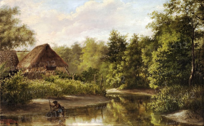 Study from Life, 1875. Creator: Félix Resurrección Hidalgo.