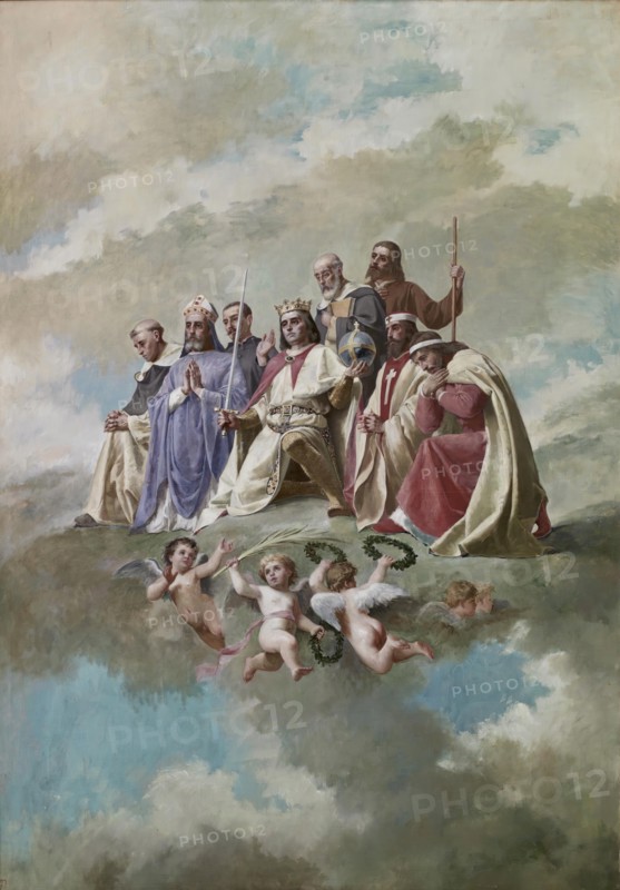 Spanish saints, between 1880 and 1886. Creator: Francisco Jover y Casanova.