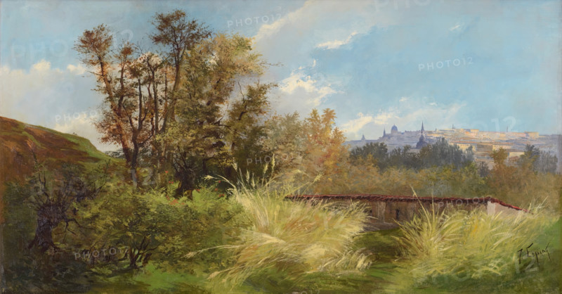 Impression of the light of Madrid, 1881. Creator: Juan Espina y Capo.