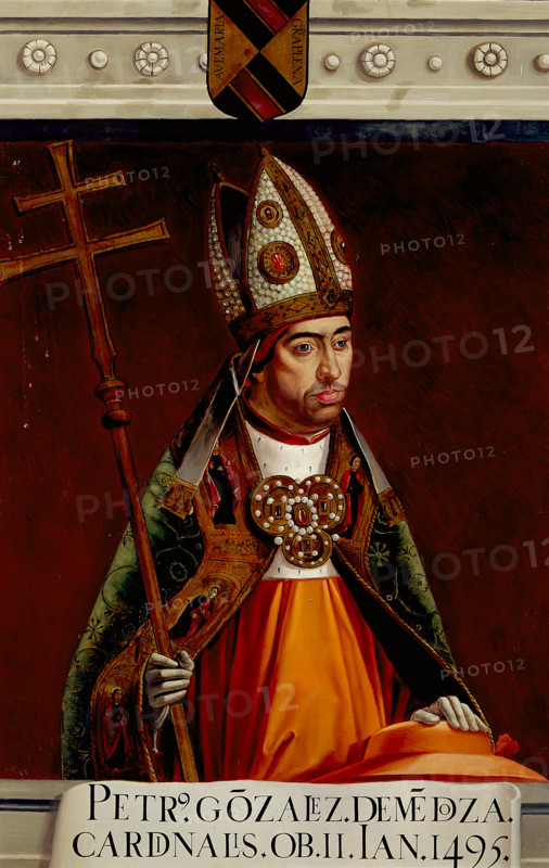 Cardinal Pedro González de Mendoza, c1877. Creator: Matias Moreno.