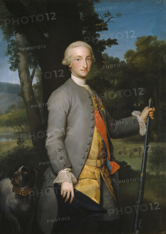Prince of Asturias, Future Charles IV of Spain, c1765. Creator: Anton Raphael Mengs.