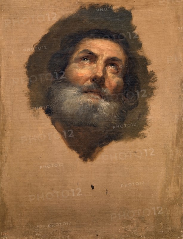 Head of an Apostle, c1764. Creator: Anton Raphael Mengs.