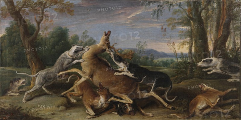 Deer Hunt, between 1620 and 1657. Creator: Frans Snyders.