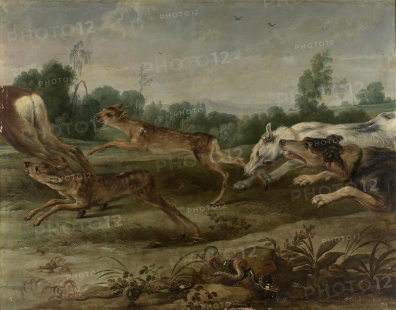 Deer hunt, between 1620 and 1657. Creator: Frans Snyders.