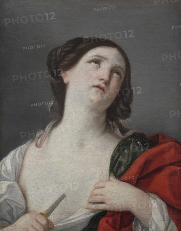 Lucretia Taking Her Own Life, 17th century. Creator: Guido Reni.