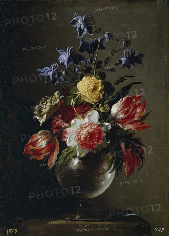 Vase of Flowers, c1670. Creator: Juan de Arellano.