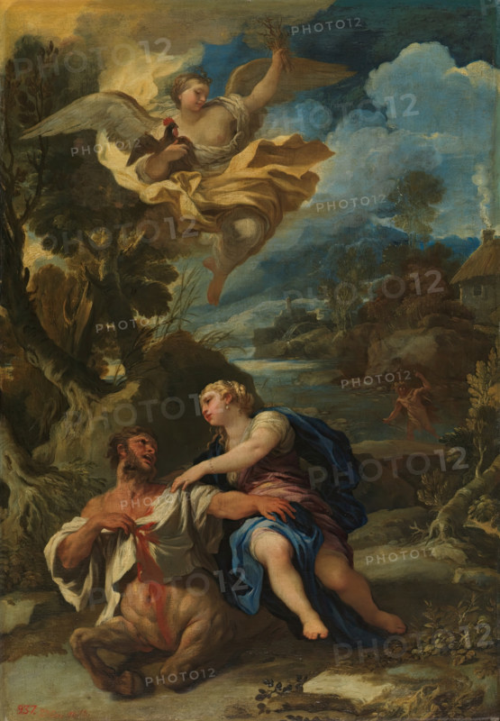 The Death of the Centaur Nessus, 1696-97. Creator: Luca Giordano.
