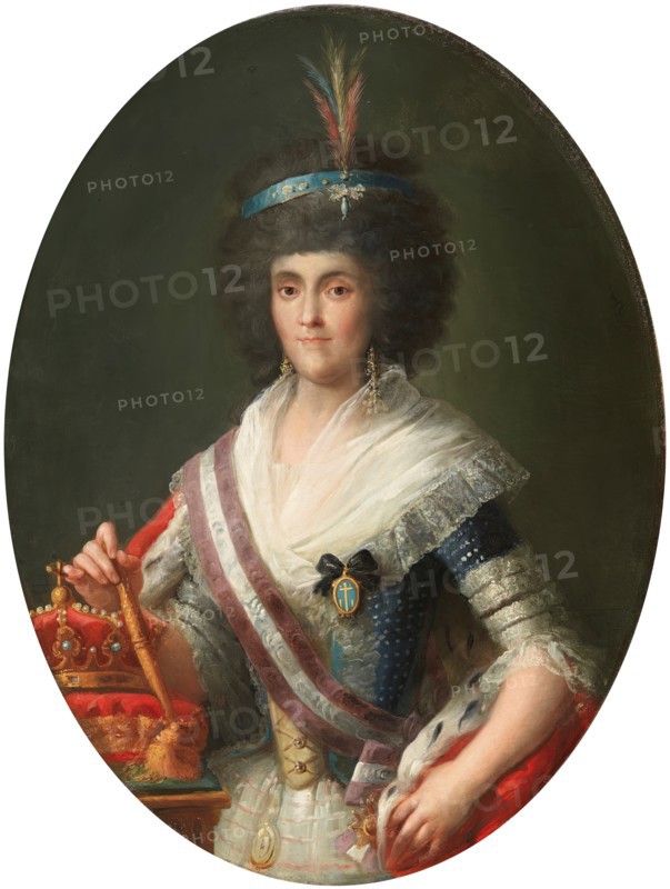 María Luisa de Parma, Queen of Spain, between c1789 and c1792. Creator: Mariano Salvador de Maella.
