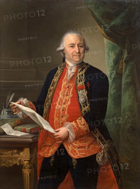 D Pedro López de Lerena, I Count of Lerena, c1791. Creator: Mariano Salvador de Maella.