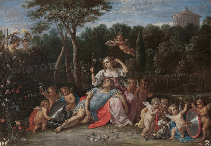Armida's garden, between 1628 and 1630. Creator: David Teniers II.