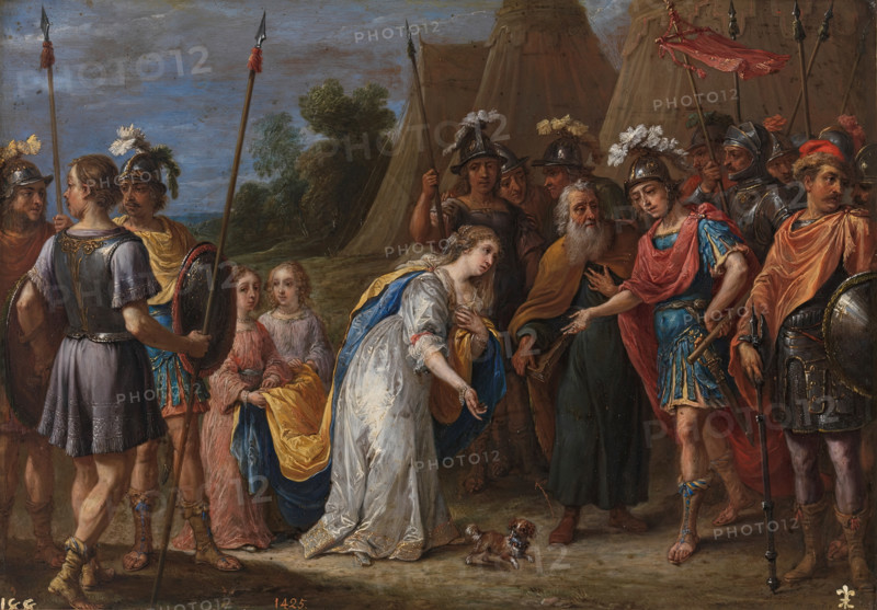 Armida Before Godfrey of Bouillon, between 1628 and 1630. Creator: David Teniers II.