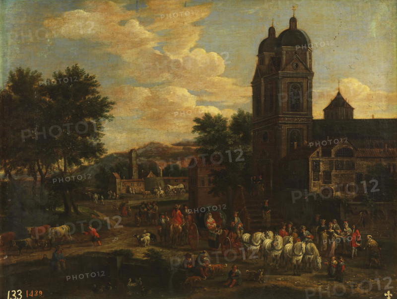 A sanctuary, between 1674 and 1717. Creator: Adriaen Frans Boudewyns.