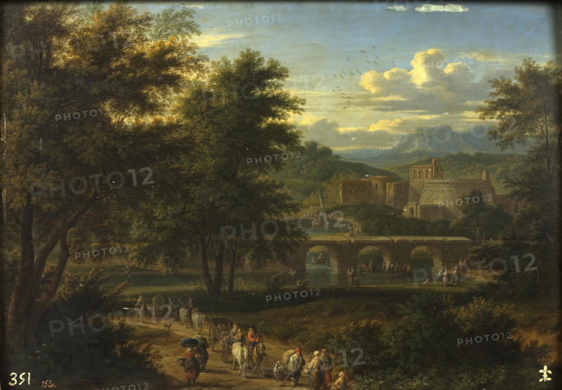 Road along a river, between 1674 and 1717. Creator: Adriaen Frans Boudewyns.