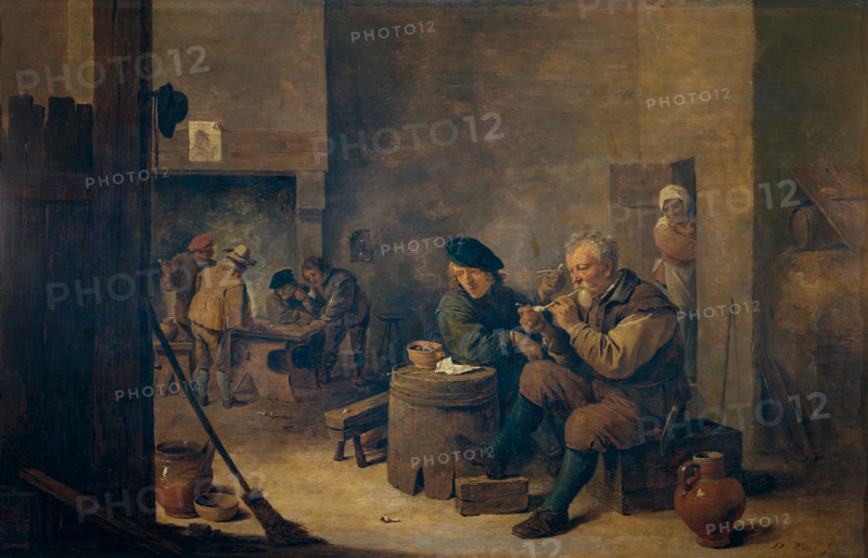 Smokers, 1639. Creator: David Teniers II.
