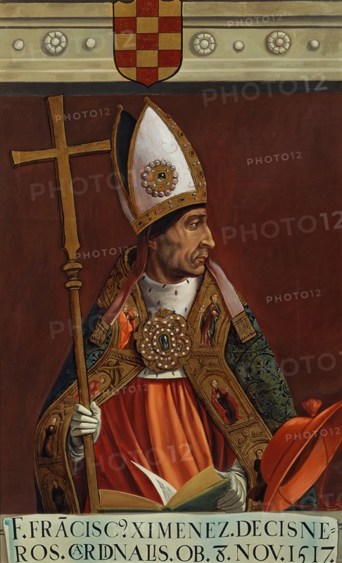 Cardinal Francisco Jiménez de Cisneros, c1878. Creator: Matias Moreno.