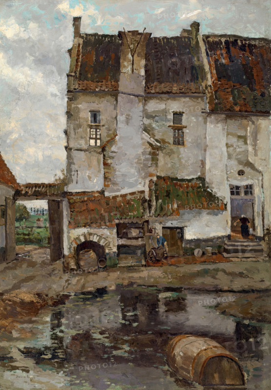 Outskirts of Brussels, 1881. Creator: Darío de Regoyos.