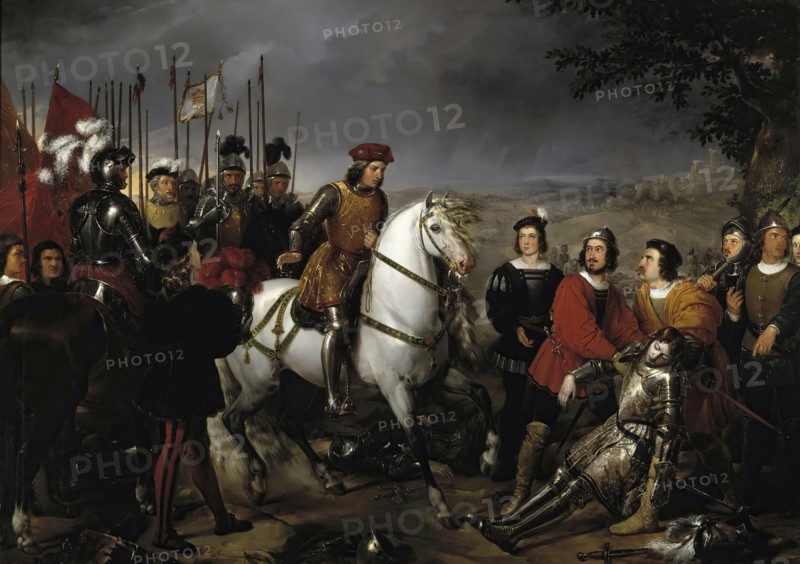 Gonzalo Fernández de Córdoba at the Battle of Cerignola, 1835. Creator: Federico de Madrazo y Kuntz.