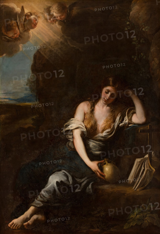 The Magdalene in the desert, c1675-c1680. Creator: Francisco Ignacio Ruiz de la Iglesia.