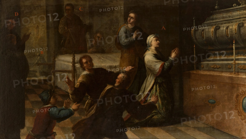 Miracle of Doña María de Peñuela (?), c1729-c1731. Creator: Juan García de Miranda.